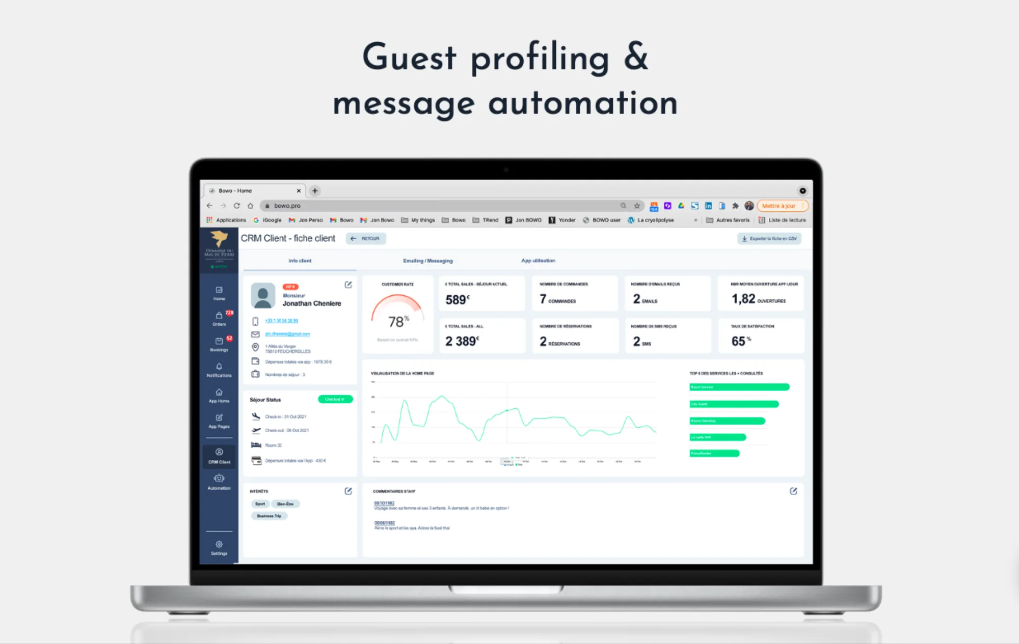 Bowo • CRM Guest App Bowo