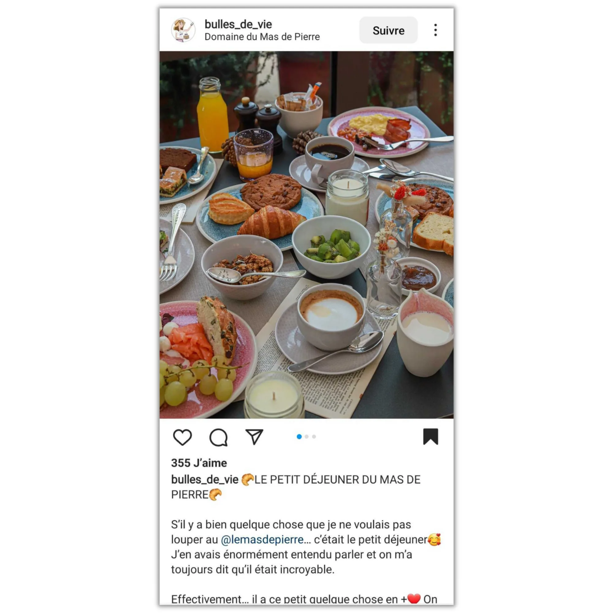 Bowo • Hotel petit dejeuner instagram
