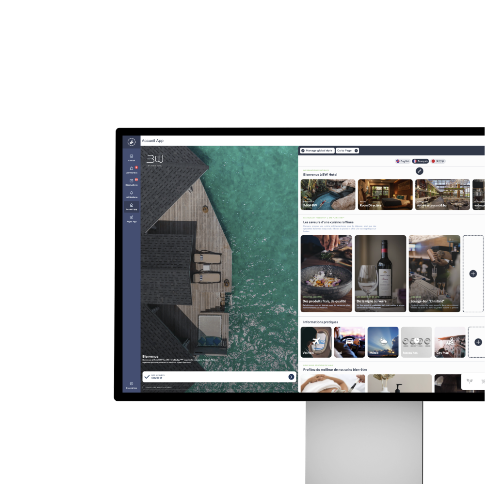 Bowo • Dashboard Communication Personnalisation Média