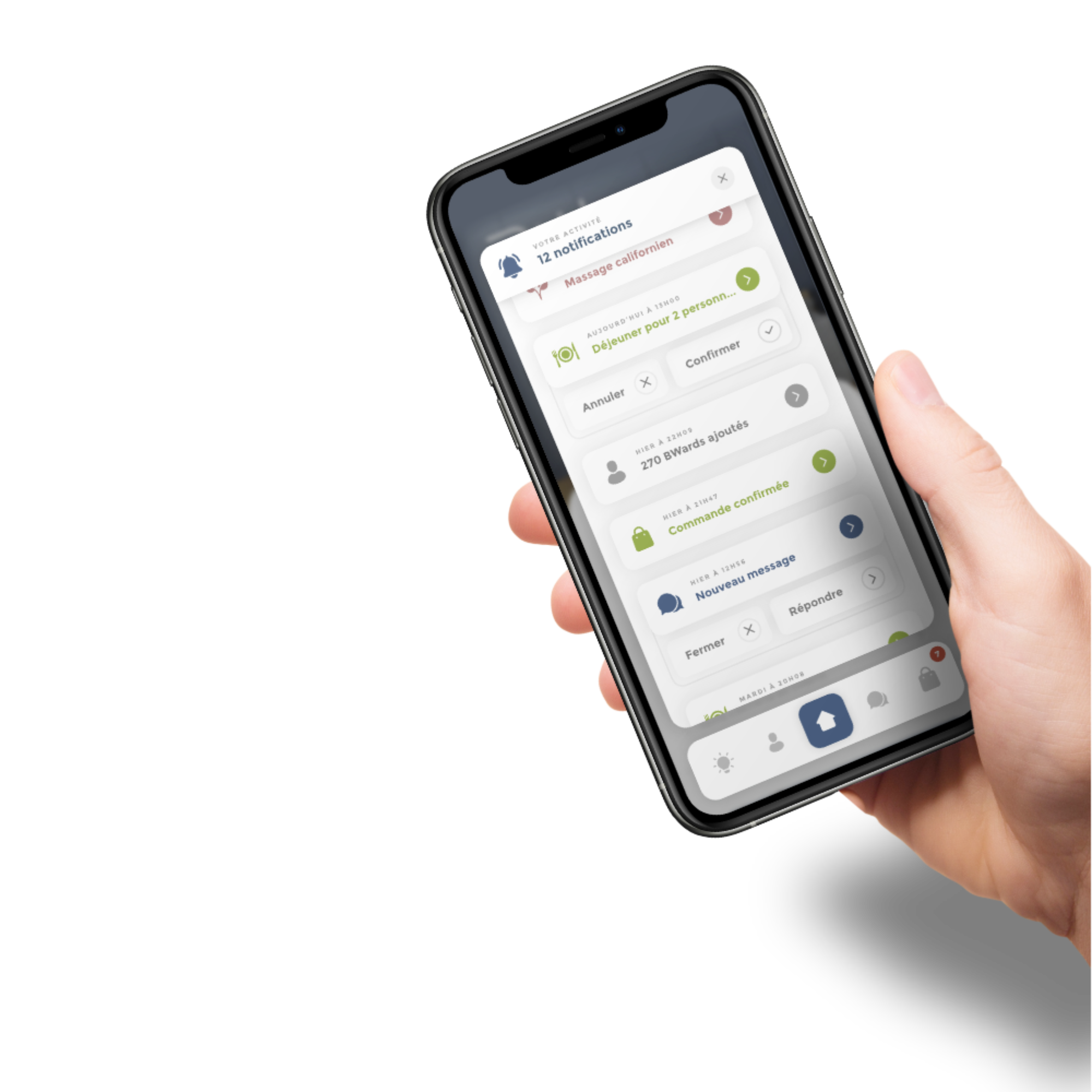 Bowo • Expérience Information Notifications Média