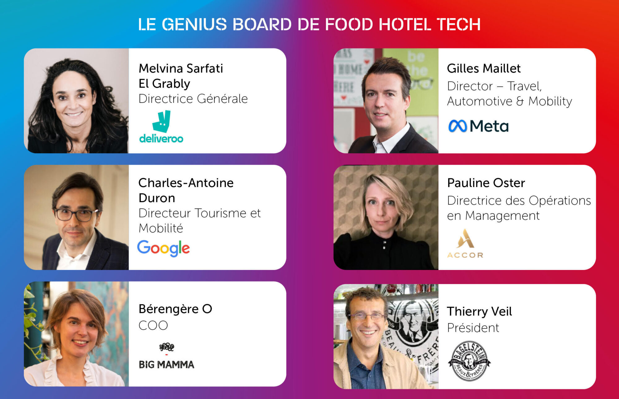 Bowo • Food Hotel Tech 2022 Genius board