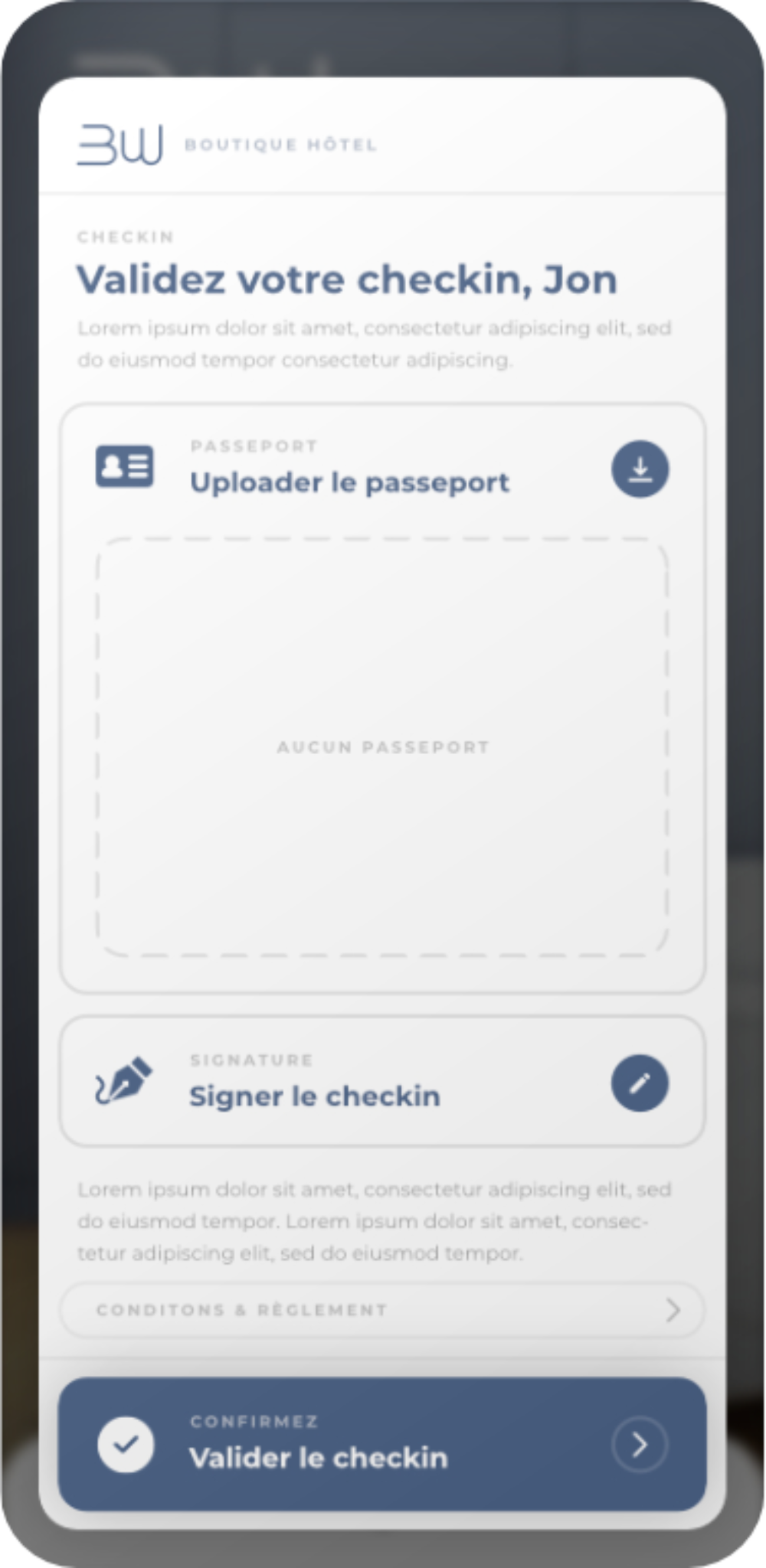 Bowo • Expérience Checkin Scan Média