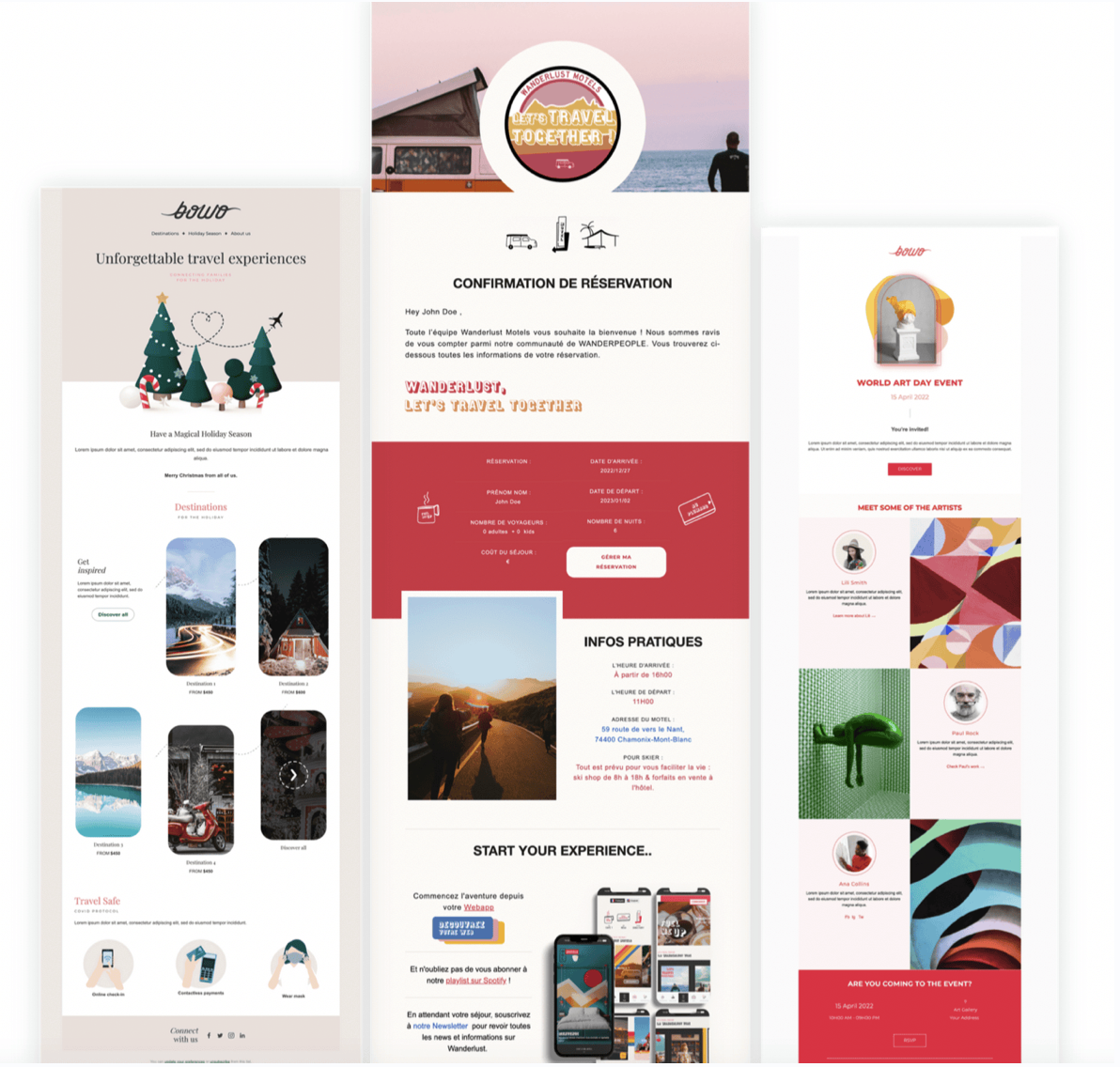 email template hotel